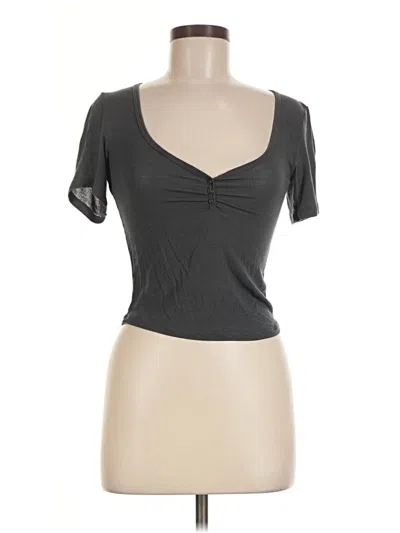 Pre-owned Out From Under Short Sleeve T-shirt In Gray