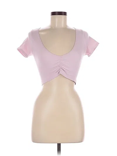 Pre-owned Out From Under Short Sleeve T-shirt In Pink