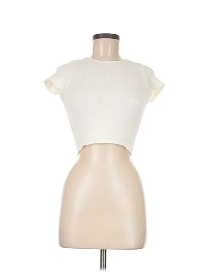 Out From Under Short Sleeve Turtleneck In White