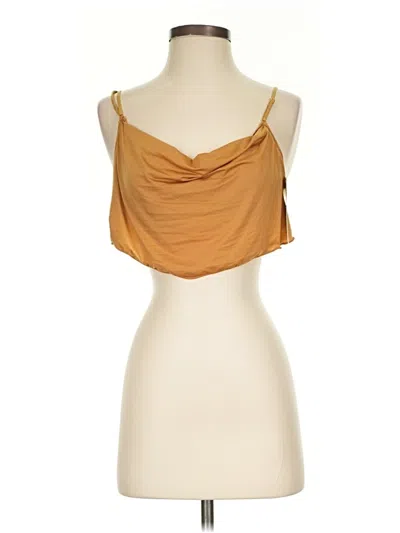 Pre-owned Out From Under Sleeveless Blouse In Gold