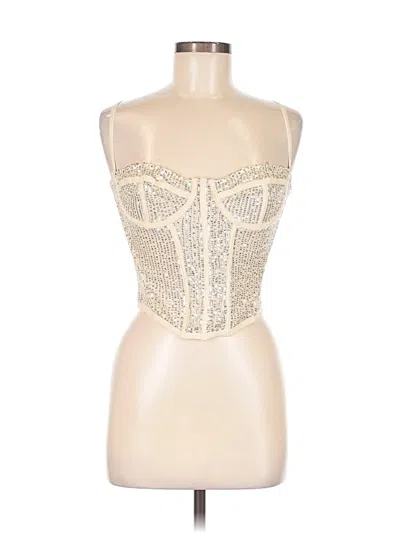 Pre-owned Out From Under Sleeveless Blouse In Ivory