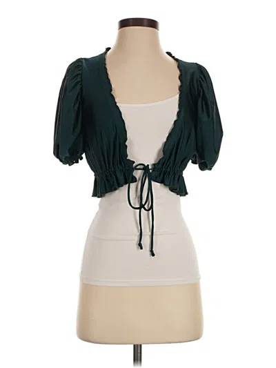 Pre-owned Out From Under Sleeveless Blouse In Teal
