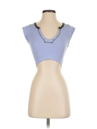 Pre-owned Out From Under Sleeveless T-shirt In Blue