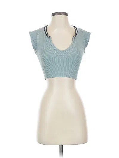 Pre-owned Out From Under Sleeveless T-shirt In Blue