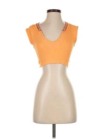 Pre-owned Out From Under Sleeveless T-shirt In Orange