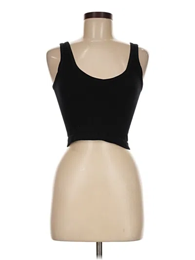 Pre-owned Out From Under Sleeveless Top Black Scoop Neck Tops