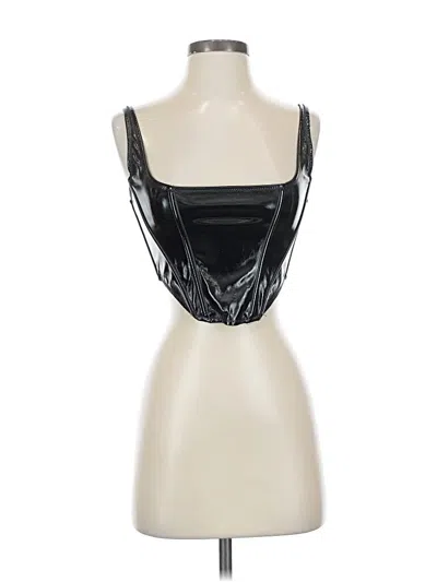 Pre-owned Out From Under Sleeveless Top Black Strapless Neckline Tops