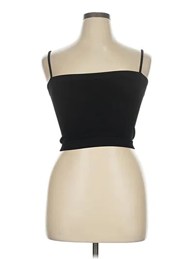 Pre-owned Out From Under Sleeveless Top Black Strapless Neckline Tops