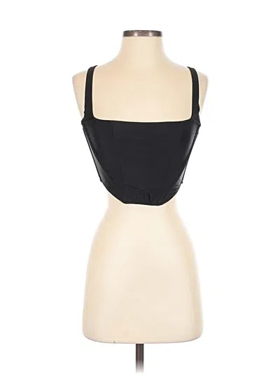 Pre-owned Out From Under Sleeveless Top Black Strapless Neckline Tops
