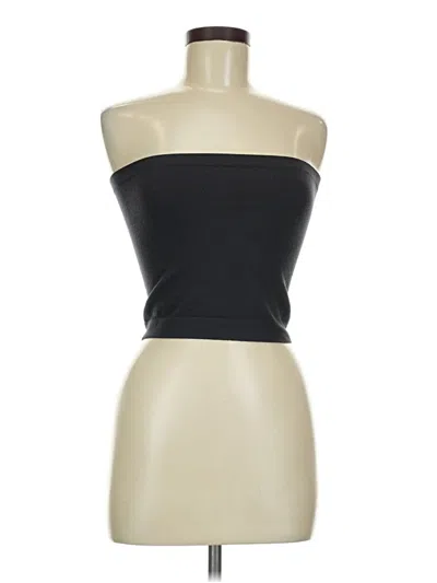 Pre-owned Out From Under Sleeveless Top Black Strapless Neckline Tops