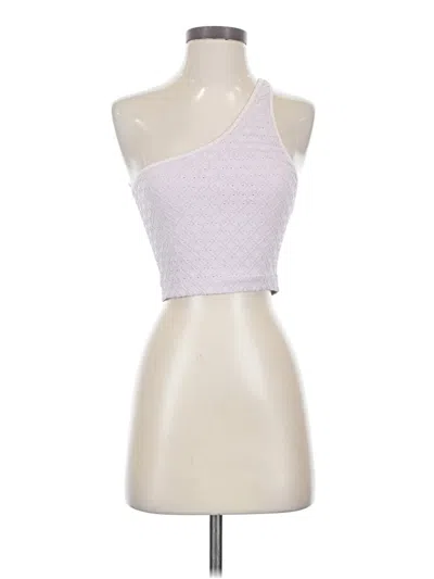 Pre-owned Out From Under Sleeveless Top Purple Halter Neckline Tops