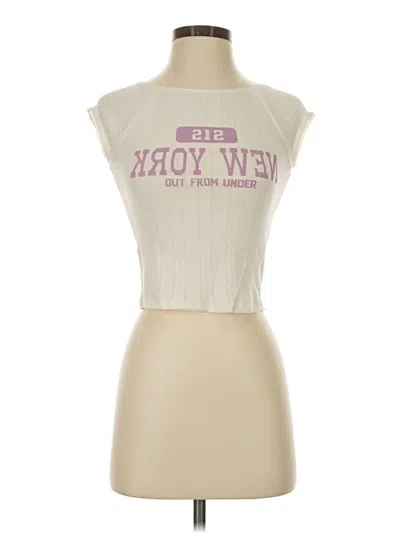 Pre-owned Out From Under Sleeveless T-shirt In Ivory