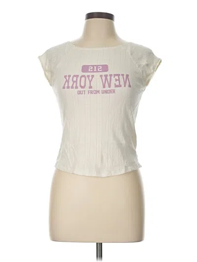 Pre-owned Out From Under Sleeveless T-shirt In Ivory