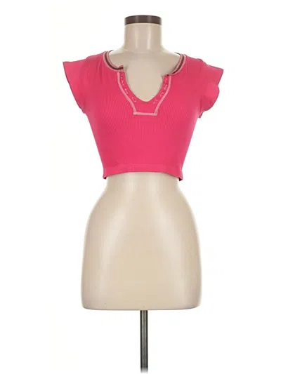 Pre-owned Out From Under Sleeveless T-shirt In Pink