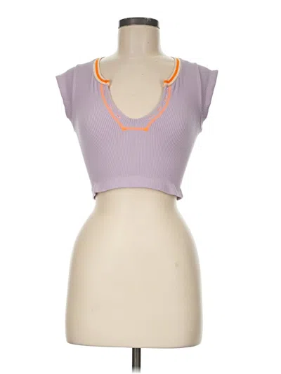 Pre-owned Out From Under Sleeveless T-shirt In Purple