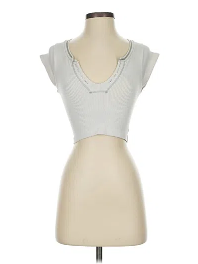 Pre-owned Out From Under Sleeveless T-shirt In Silver
