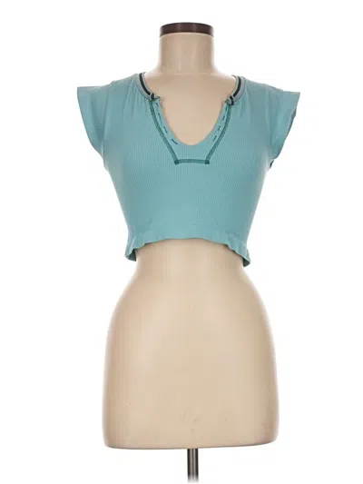 Pre-owned Out From Under Sleeveless T-shirt In Teal