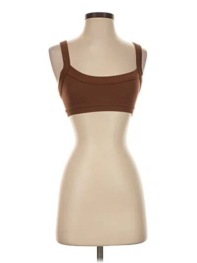 Pre-owned Out From Under Sports Bra In Brown