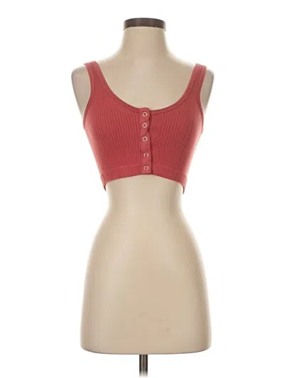Pre-owned Out From Under Sports Bra In Red