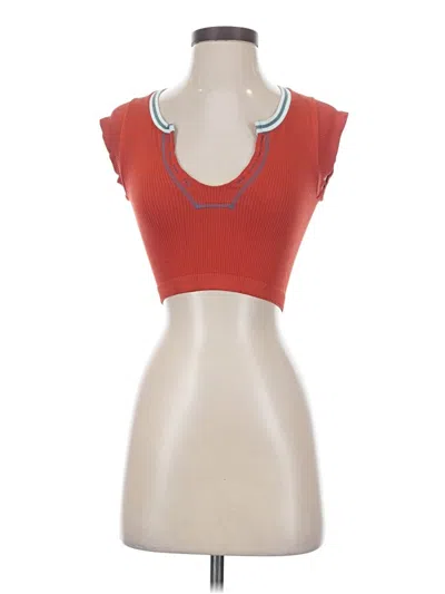 Pre-owned Out From Under Sports Bra In Red