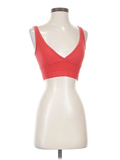 Pre-owned Out From Under Sports Bra In Red