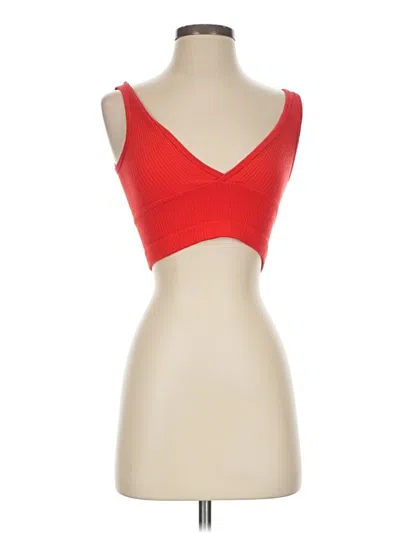 Pre-owned Out From Under Sports Bra In Red