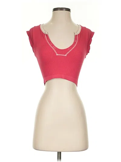 Pre-owned Out From Under Sports Bra In Red