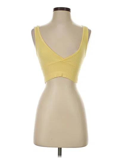 Pre-owned Out From Under Sports Bra In Yellow