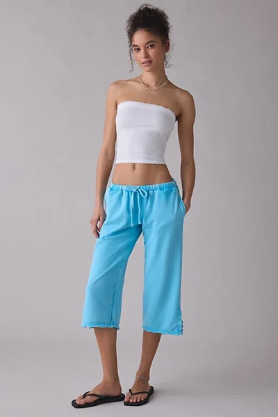 Out From Under Spring Breaker Slouch Capri Pant In Sky, Women's At Urban Outfitters In Blue