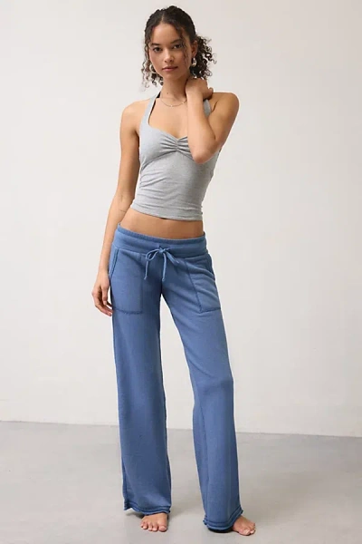 Out From Under Spring Breaker Slouch Sweatpant In Navy, Women's At Urban Outfitters In Blue