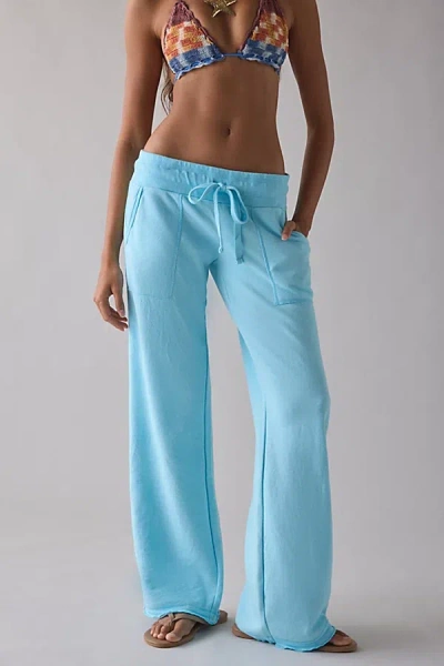 Out From Under Spring Breaker Slouch Sweatpant In Sky, Women's At Urban Outfitters In Blue
