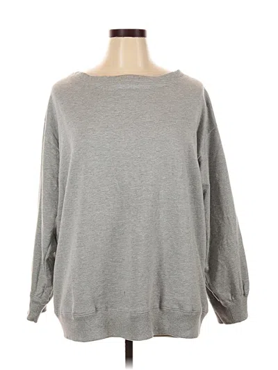 Pre-owned Out From Under Sweatshirt In Gray