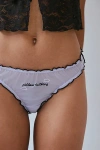 Out From Under Sweet Nothings Embroidered Thong In Pillow Talk, Women's At Urban Outfitters