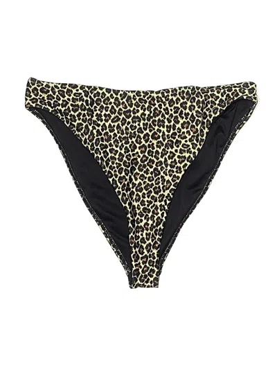 Pre-owned Out From Under Swimsuit Bottoms In Gold