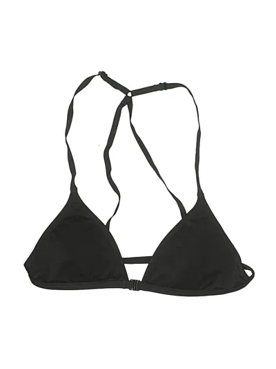 Pre-owned Out From Under Swimsuit Top Black Swimwear