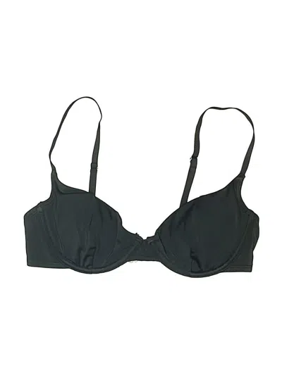 Pre-owned Out From Under Swimsuit Top Black Swimwear