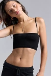Out From Under Talia Ribbed Seamless Knit Bra Top In Black, Women's At Urban Outfitters In Black