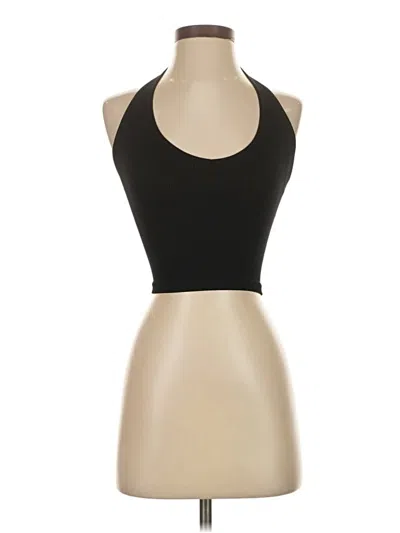 Pre-owned Out From Under Tank Top Black Halter Neckline Tops