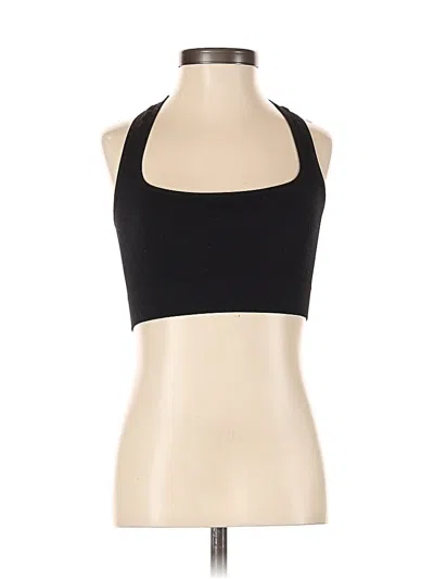 Pre-owned Out From Under Tank Top Black Halter Neckline Tops