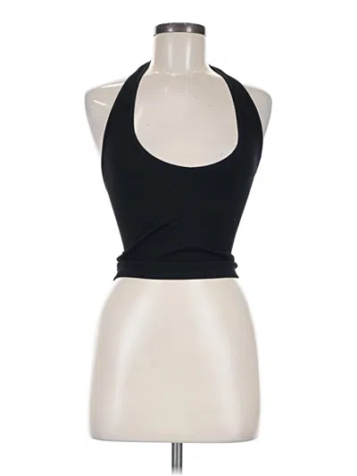 Pre-owned Out From Under Tank Top Black Halter Neckline Tops