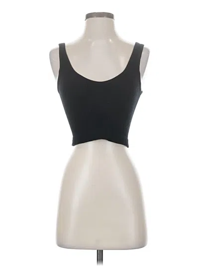 Pre-owned Out From Under Tank Top Black Strapless Neckline Tops