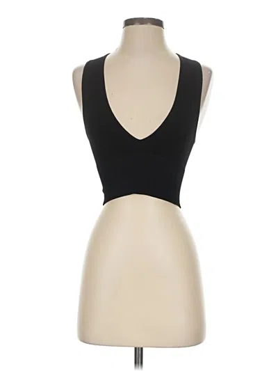 Pre-owned Out From Under Tank Top Black Strapless Neckline Tops