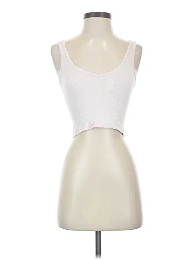 Pre-owned Out From Under Tank Top Ivory Strapless Neckline Tops