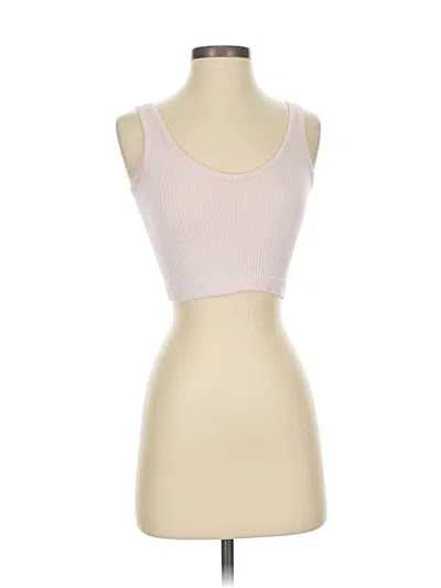 Pre-owned Out From Under Tank Top Pink Strapless Neckline Tops