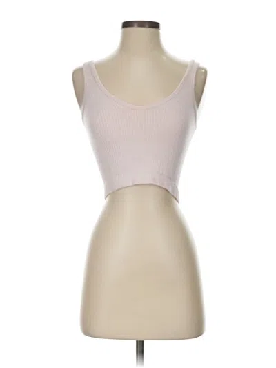 Pre-owned Out From Under Tank Top Pink Strapless Neckline Tops