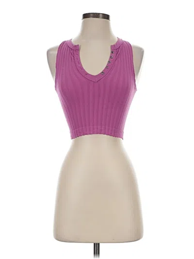 Pre-owned Out From Under Tank Top Pink Strapless Neckline Tops
