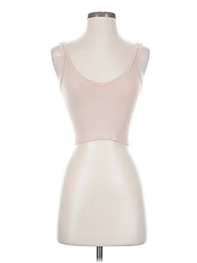 Pre-owned Out From Under Tank Top Pink Strapless Neckline Tops