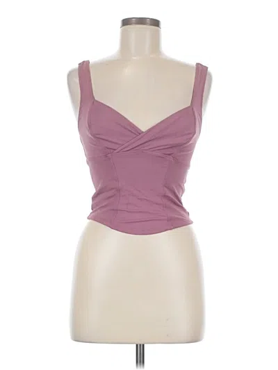 Pre-owned Out From Under Tank Top Pink Strapless Neckline Tops