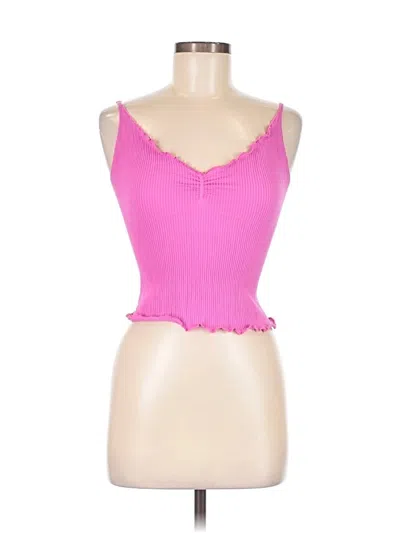 Pre-owned Out From Under Tank Top Pink Sweetheart Neckline Tops