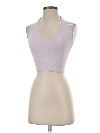Pre-owned Out From Under Tank Top Purple Halter Neckline Tops